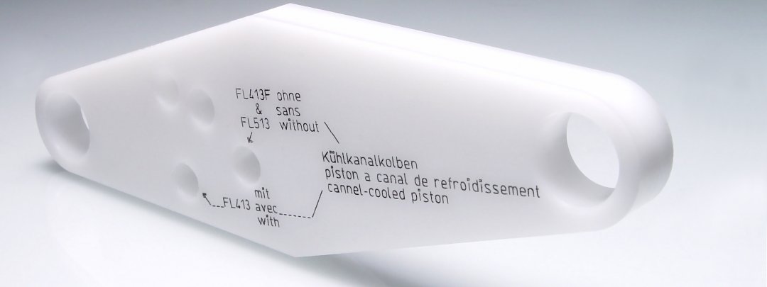 Naaldpunt markeren op gefreesde kunststof onderdelen zijn permanent